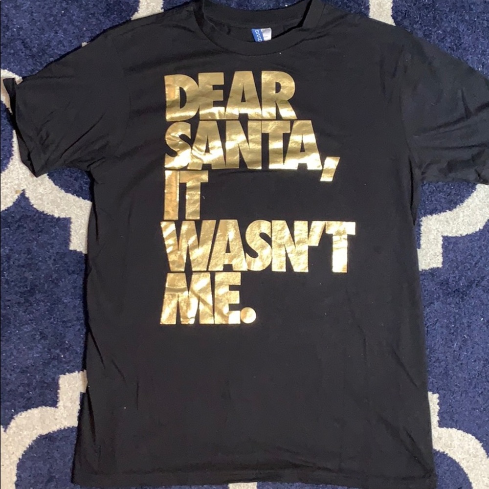 Santa, it wasn't me M